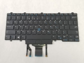 Lot of 2 Dell F2X80 Wired Laptop Keyboard For Latitude E5450 / Latitude E5470