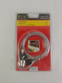 Lot of 5 New F&K NOTEBOOK 6 Foot Cable Lock with 2 keys