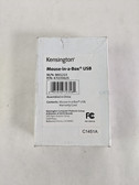 Kensington M01215 USB 3 Button Standard Mouse Black Open Box