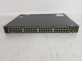Cisco Catalyst 2960 WS-C2960-48PST-L 48-Port Fast Managed PoE Ethernet Switch