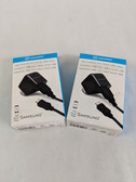 New Lenmar Lot of 2 USB Charger with Micro USB Cable for Samsung ACMCROSG