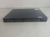Cisco Catalyst 2960-X WS-C2960X-48LPD-L 48-Port Gigabit Ethernet Managed PoE+ Ethernet Switch