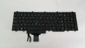 Dell N7CXW 15.6 in US Laptop Keyboard for Latitude E5550 / E5570