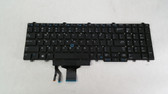 Lot of 2 Dell N7CXW 15.6 in US Laptop Keyboard for Latitude E5550 / E5570