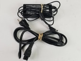 Lot of 2 Fujitsu SED80N3-24.0   AC Adapter For FI-6125 Compact Scanner