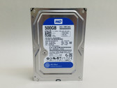 Lot of 2 Western Digital WD Blue WD5000AAKX 500 GB SATA III 3.5 in Hard Drive