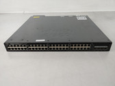 Cisco Catalyst 3650 WS-C3650-48FS-L 48-Port Gigabit Ethernet Managed PoE+ Ethernet Switch