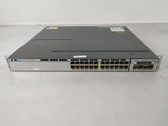 Cisco Catalyst 3750-X WS-C3750X-24P-S 24-Port Gigabit Ethernet Managed PoE+ Ethernet Switch