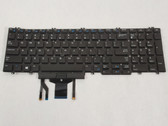 Lot of 2 Dell Precision 7740 Ribbon Laptop Keyboard 266YW