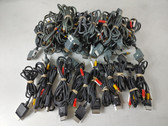 Lot of 38 Microsoft Original Xbox & 360 OEM Original & Slim AV Cables - Untested