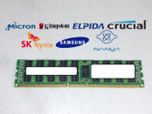 Lot of 2 Major Brand 16 GB DDR3L-1333 PC3L-10600R 4Rx4 1.5V DIMM Server RAM