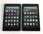 Lot of 2 Amazon SX034QT Fire HD 8 (7th Gen) 32 GB Fire OS 5 WiFi Only Tablets