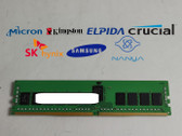 Major Brand 8 GB PC4-19200 (DDR4-2400) 2Rx8 DDR4 Server RAM