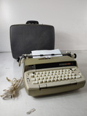 Vintage SMITH-CORONA Electra 120 Portable Electric Typewriter With Case