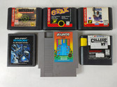 Lot of 6 Atari, Nintendo and Sega Mixed Video Games Bundle - Cartridges Only