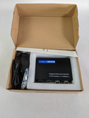 New CABLERACK JBX18245 Gigabit Media Converter Multimode to Singlemode All-In-One (3 Configurations) Fi Open Box
