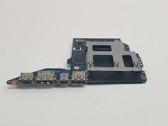 Lot of 2 HP ZBook 17 G2 Left I/O Board Express Card USB Assembly LS-9371P