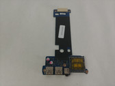 Lot of 2 HP ZBook 17 G2 USB and Audio Board Laptop Daughter Card 737732-001