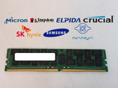 Major Brand 64 GB DDR4-2400T PC4-19200 4DRx4 ECC Load Reduced 1.2V DIMM Server