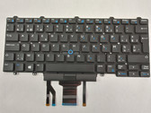 Dell HC6KK Belgian Backlit Laptop Keyboard For Latitude E5450 E5470