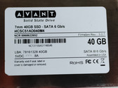 Lot of 20 Avant NCSC51AD040M4 40 GB SATA III 2.5 in Solid State Drive