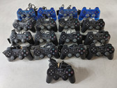 Sony SCPH-10010 Lot of 17 PS2 DualShock 2 Controllers OEM & TTX For Parts
