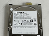 Lot of 2 Toshiba MQ04UBD200 2 TB 2.5 in USB 3.0 External Hard Drive