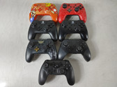 Nintendo 3rd Party Lot of 7 Wired Switch Controllers (No Cables) For Parts