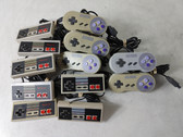 Nintendo NES-004 | SNS-005 NES & SNES OEM/3rd Party Wired Controllers For Parts