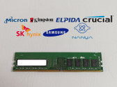 Major Brand 8 GB DDR4-2400R PC4-19200U 1Rx8 1.2V UDIMM Desktop RAM