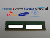 Lot of 2 Major Brand 16 GB DDR4-2400T PC4-19200E 2Rx8 1.2V DIMM Server RAM