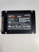 Lot of 2 Samsung 870 EVO MZ-77E250 250 GB SATA III 2.5 in Solid State Drive