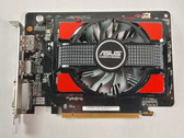 Lot of 2 Asus AMD Radeon R7 250 1 GB GDDR5 PCI Express 3.0 x16 Video Card