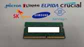 Lot of 5 Major Brand 8 GB PC4-19200 (DDR4-2400) 1Rx8 DDR4 Laptop RAM