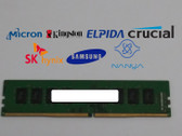 Lot of 5 Major Brand 16 GB DDR4-2133P PC4-17000U 2Rx8 1.2V DIMM Desktop RAM