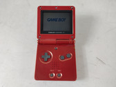 Nintendo Game Boy Advance SP 2002 Handheld Console Only Red - No AC Adapter