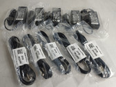 10 PC Dell 02D1TJ  65 W 19.5 V Laptop Power Adapter / 0K2490 Power Cord Bundle