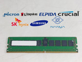 Lot of 2 Major Brand 8 GB DDR4-2133P PC4-17000R 2Rx8 1.2V DIMM Server RAM
