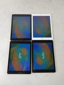 Lot of 4 Apple iPad 5th Gen A1823 32 GB iOS 16.7.11 ( Wi-Fi + 4G ) Unlocked For Parts