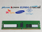 Lot of 2 Major Brand 16 GB DDR4-2666V PC4-21300 1Rx4 1.2V RDIMM Server RAM
