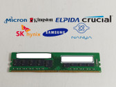 Lot of 2 Major Brand 32 GB DDR4-2666V PC4-21333E 2Rx8 1.2 V EDIMM Server RAM