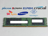 Lot of 5 Major Brand 16 GB DDR4-2400T PC4-19200R 2Rx4 1.2V DIMM Server RAM