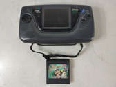 Sega Game Gear Model 2110 1990 Black Console w/ Taz-Mania Game  - No AC Adapter