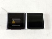 Lot of 2 Apple A1366 iPod Nano 6th Gen 8/16 GB Silver/Graphite For Parts