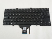 Dell RN86F   Backlit Laptop Keyboard For Latitude 7400