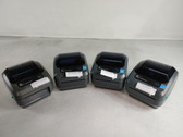 Lot of 4  Zebra GX Series GX420d USB Monochrome Thermal Label Printer For Parts