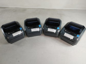 Lot of 4 Zebra GX Series GX420d USB Monochrome Thermal Label Printer For Parts
