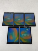 Lot of 5 Apple iPad 5th Gen A1823 32 GB iOS 16.7.11 Unlocked For Parts