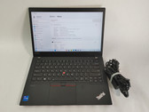 Lenovo ThinkPad T14 Gen 1 Core i7-1165G7 2.80 GHz 16 GB 256 GB NVMe Windows 11 Pro Laptop WINACTC7 C7