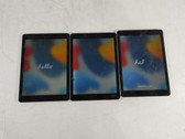 Lot of 3 Apple iPad Air 2nd Gen A1567 64 GB, 16 GB iOS 15.8.4 ( Wi-Fi + 4G ) Unlocked For Parts
